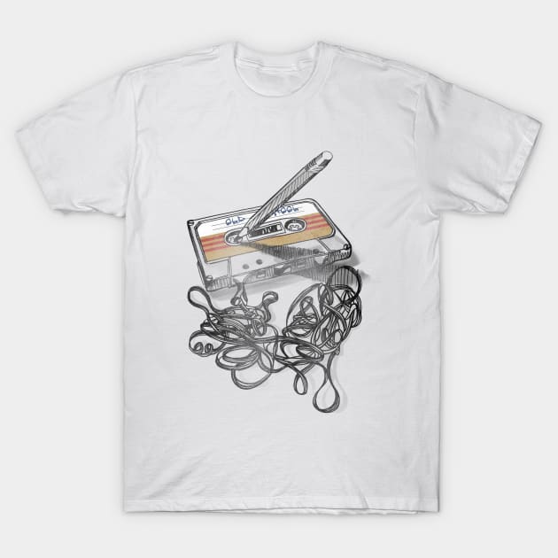 Cassette Tape T-Shirt by Buy Custom Things
